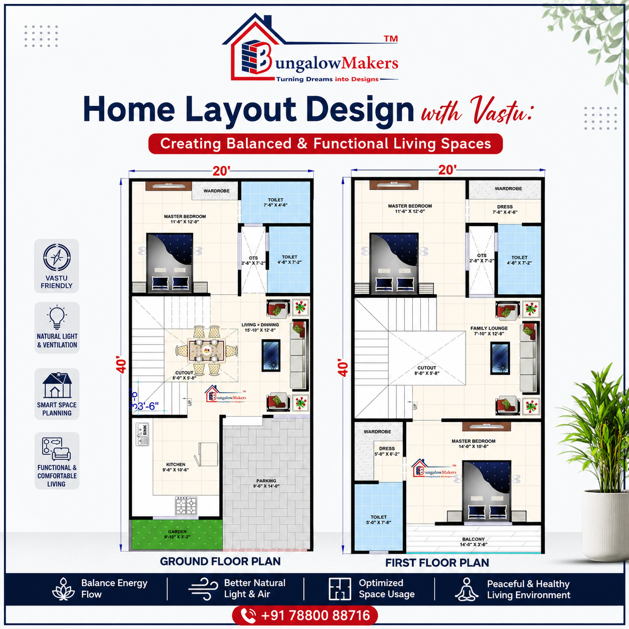 home layout design with proper floor planing